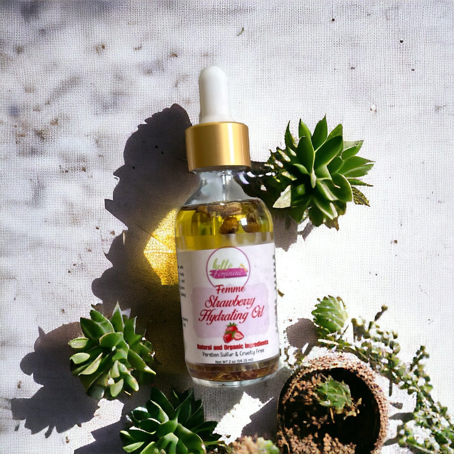 Femme Intimate Hydrating & Glowing Strawberry Oil