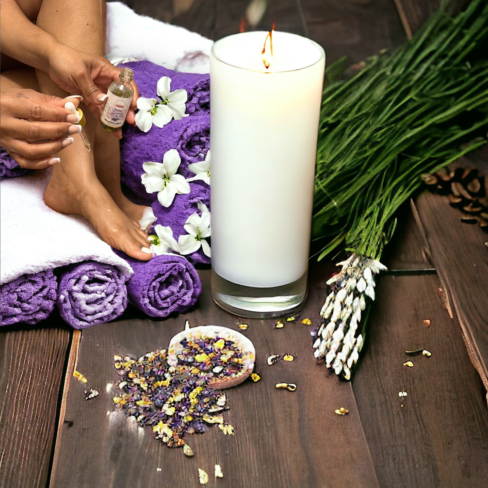 Femme Lavender Calming Body Massage Oil